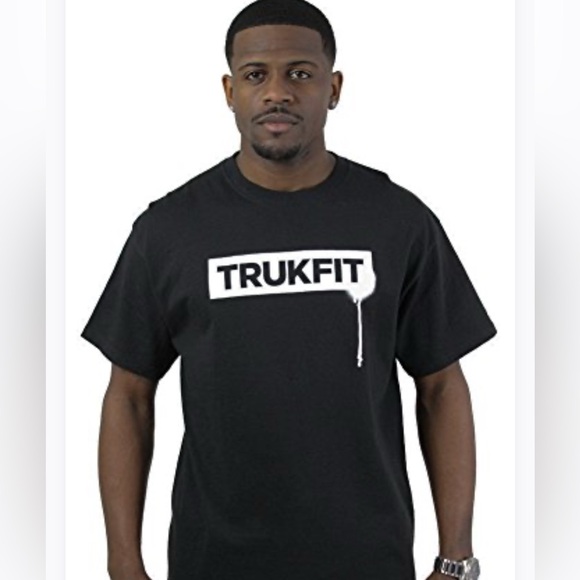 Trukfit Drip Men's Crewneck Logo T-Shirt Rich Gang YMCMB Black Sz L - Picture 5 of 7